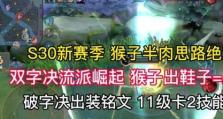 玩猴子逆风出装思路攻略（挑战逆风局如何选择出装？）