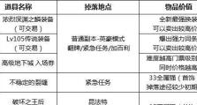 2020最新DNF游戏100级搬砖图推荐（全方位攻略，让你轻松变土豪！）