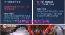 边路疯狗铭文出装攻略（辅助加持下的高爆发输出，助你成为团队核心）